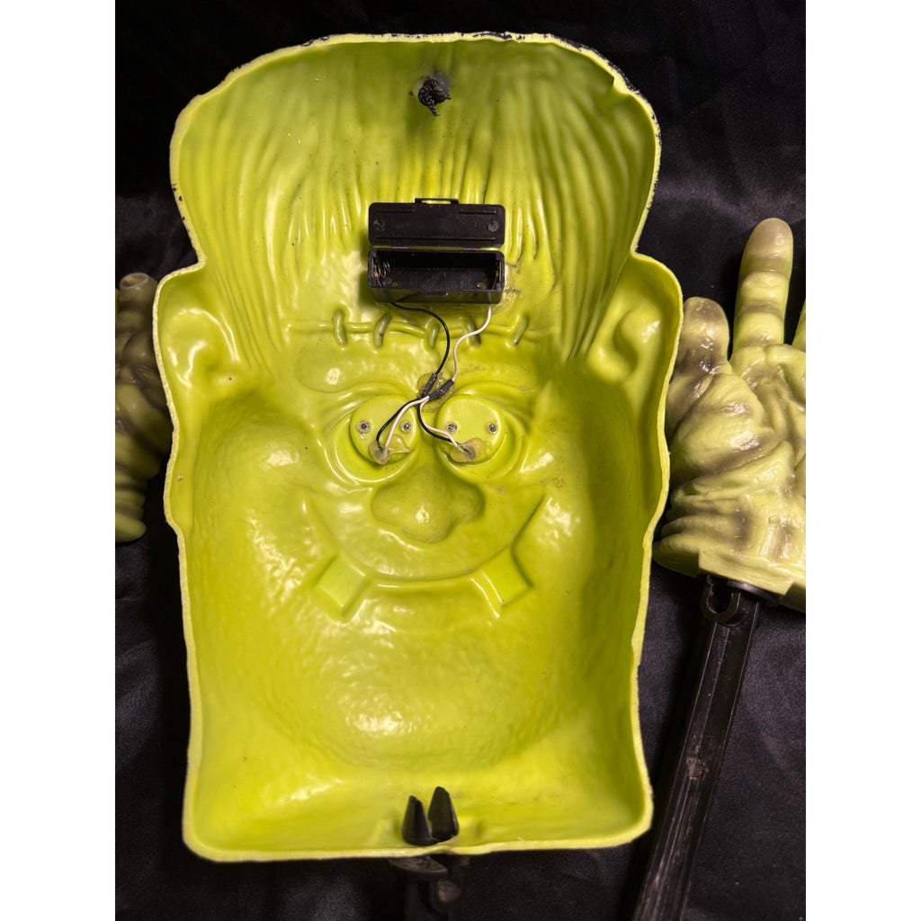 RARE Vintage 90’s Frankenstein Ground Breaker Blow Mold Halloween Eyes Light Up