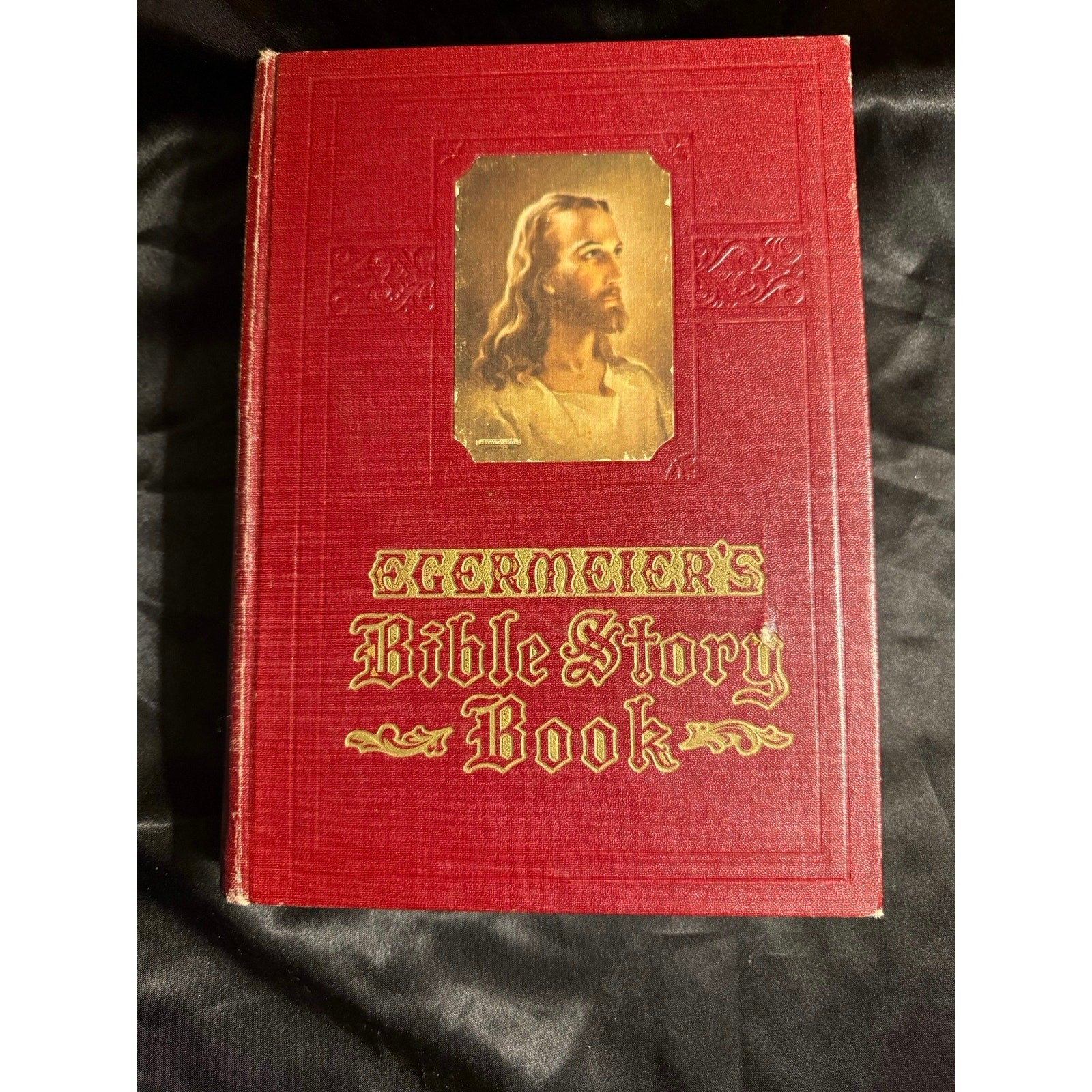 Vintage Egermeier's Bible Story Book Revised 1947 Color Illustrations Hardcover
