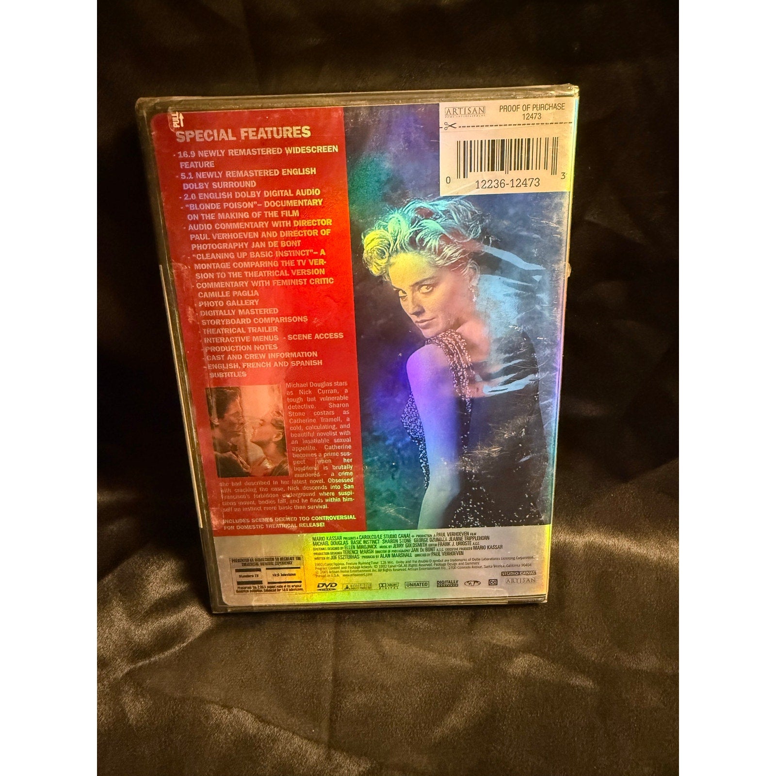 Basic Instinct Special Edition Unrated DVD 2001 New, Sealed