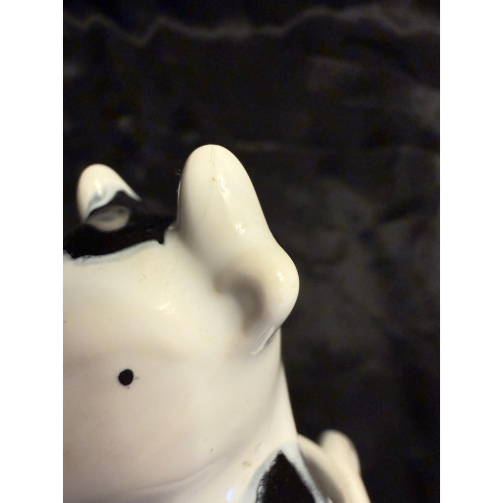 Vintage 60’s small, 6” hand painted cow pitcher by Frutuoso of Portugal