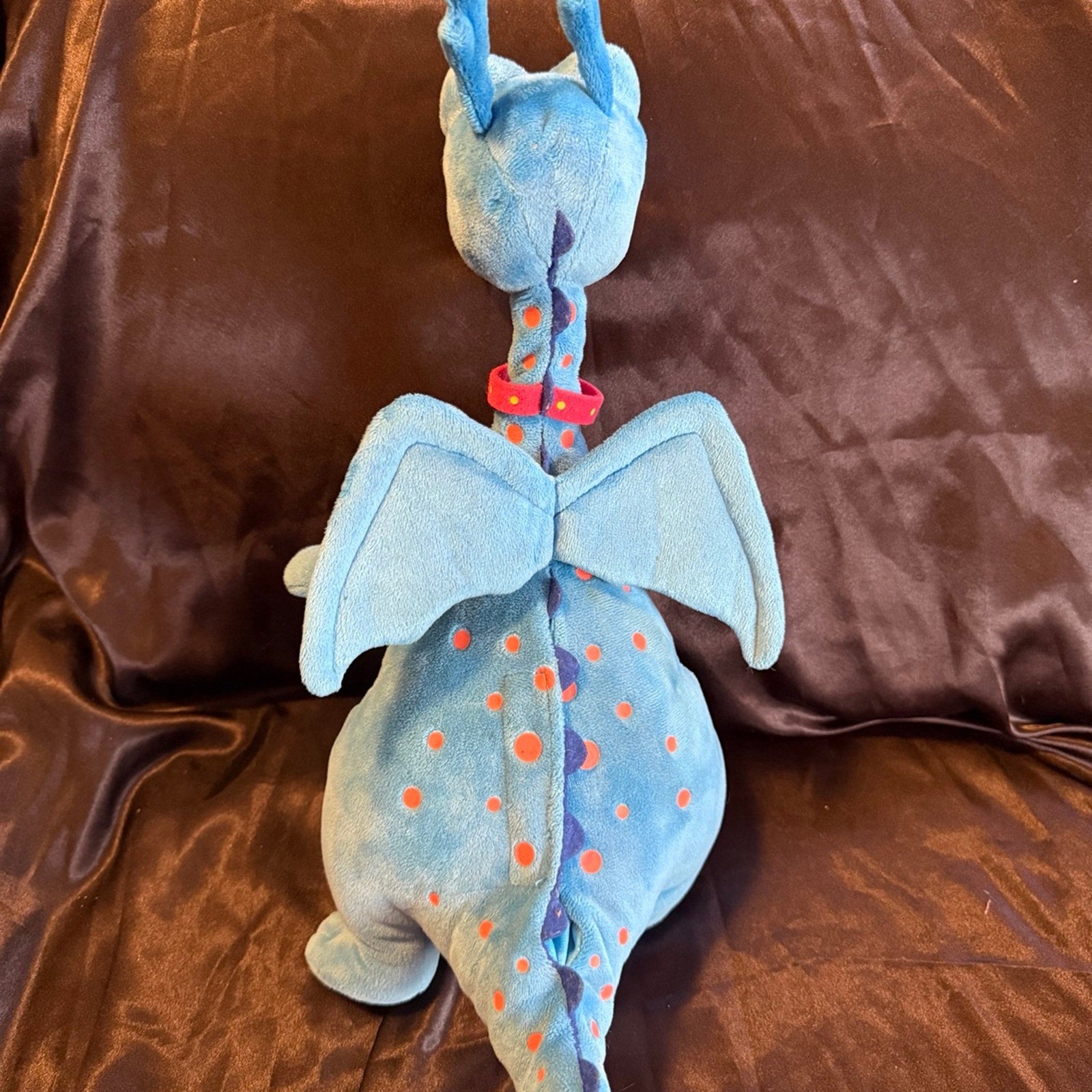 DISNEY STORE Doc McStuffins STUFFY THE BLUE DRAGON 15” TALKING PLUSH TOY -Tested