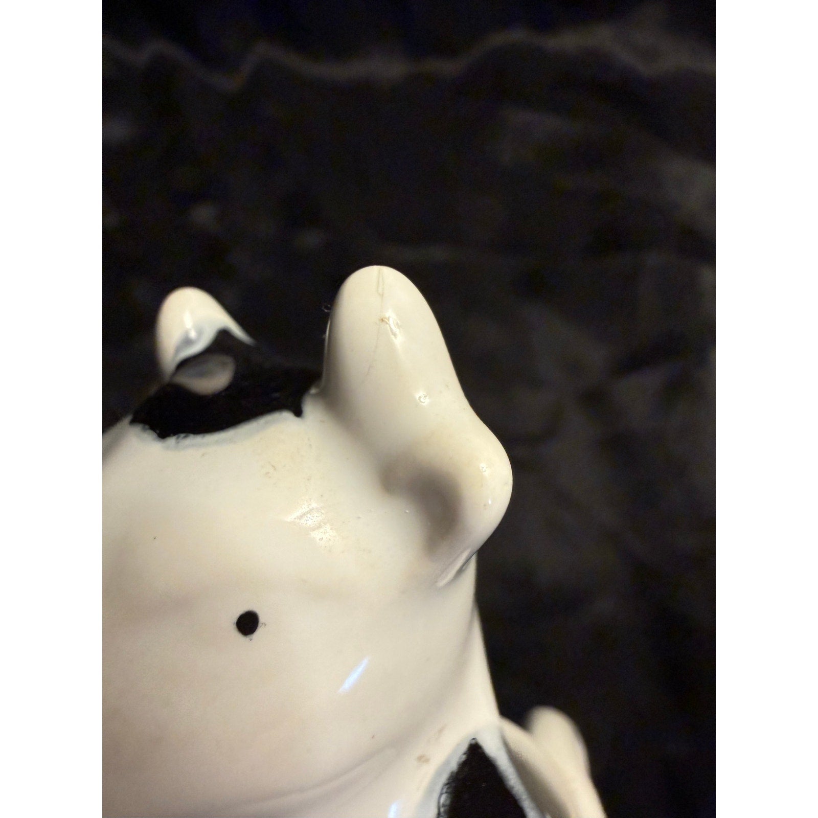 Vintage 60’s small, 6” hand painted cow pitcher by Frutuoso of Portugal