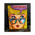 Rare Vintage 80’s Lisa Frank Check Him Out pocket folder pop art trapper keeper