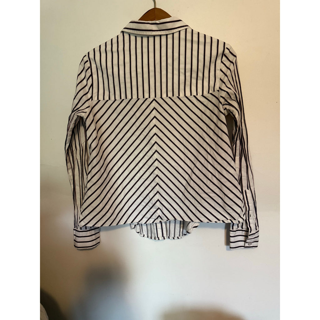 DREW Dillone Striped flare Button Down Sz S
