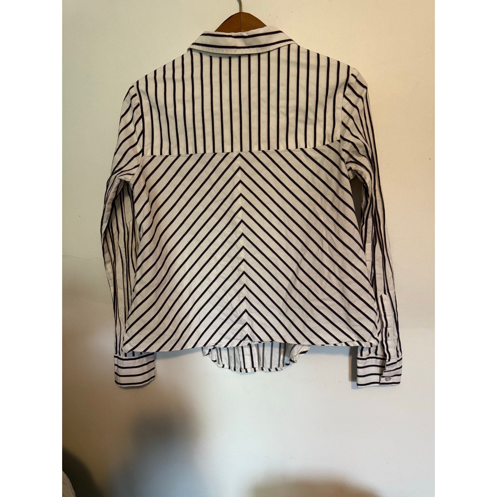 DREW Dillone Striped flare Button Down Sz S
