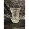 Vintage 60’s Princess House crystal cut glass bud vase toothpick holder