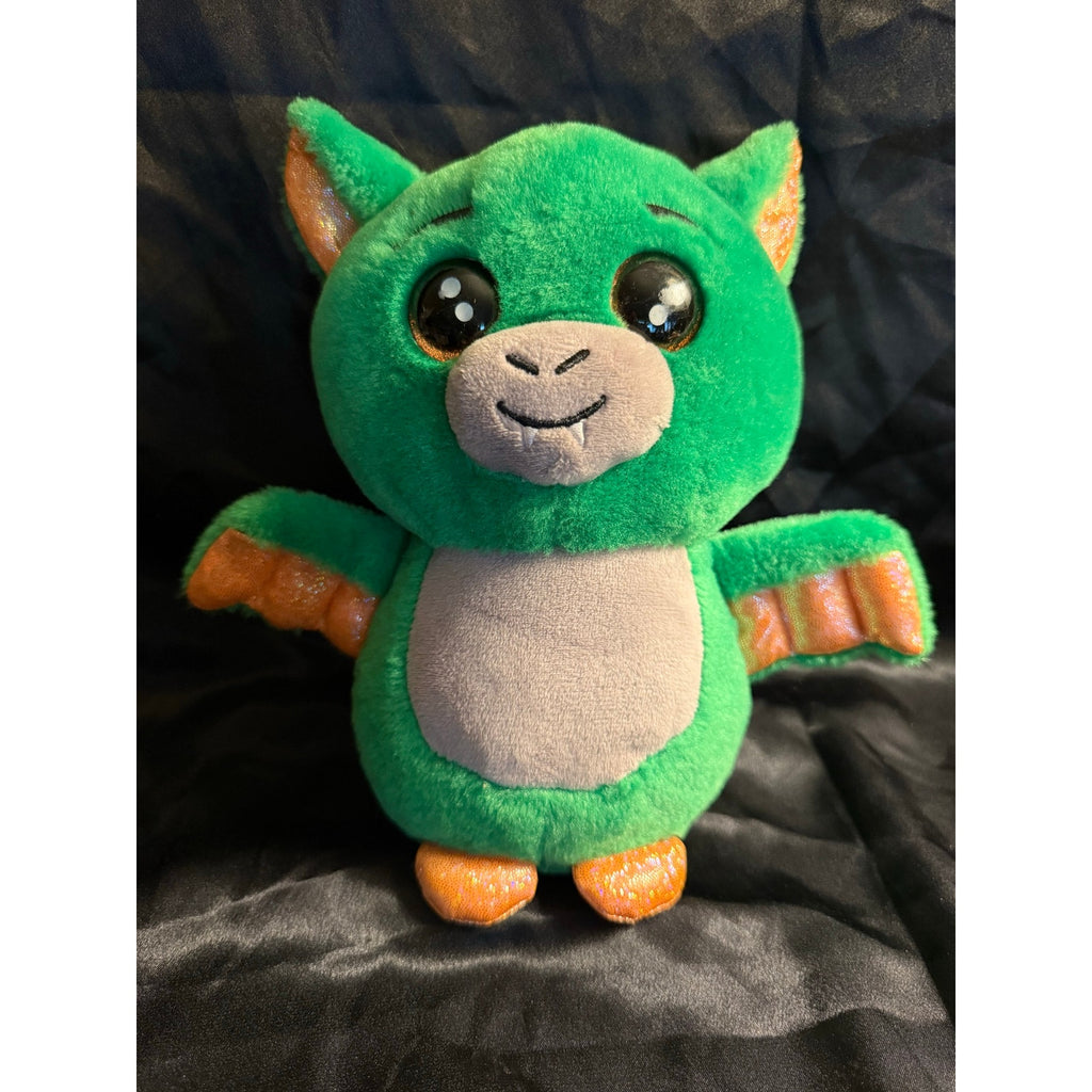 Russ Lil Peepers Green Vampire Bat Plush Stuffed Animal Halloween