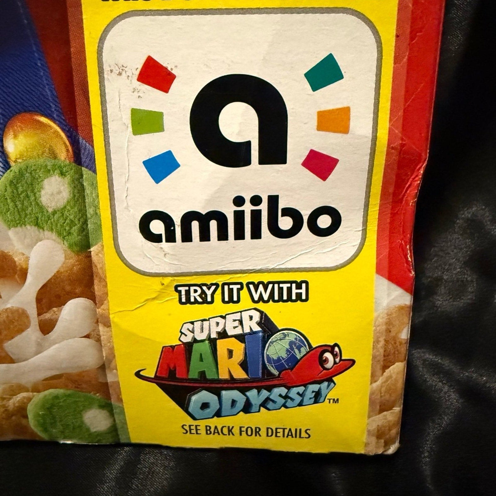 Kellogg’s Super Mario Cereal amiibo promotion for Odyssey New Sealed