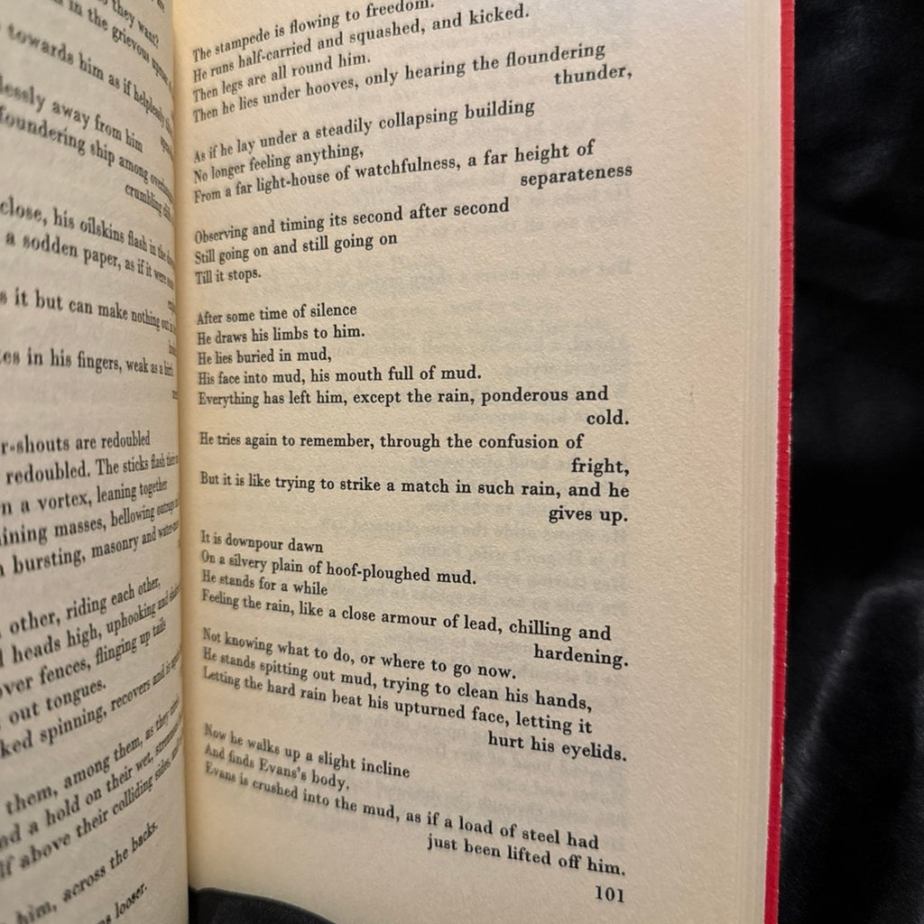 Gaudette paperback poetry Ted Hughes 1977