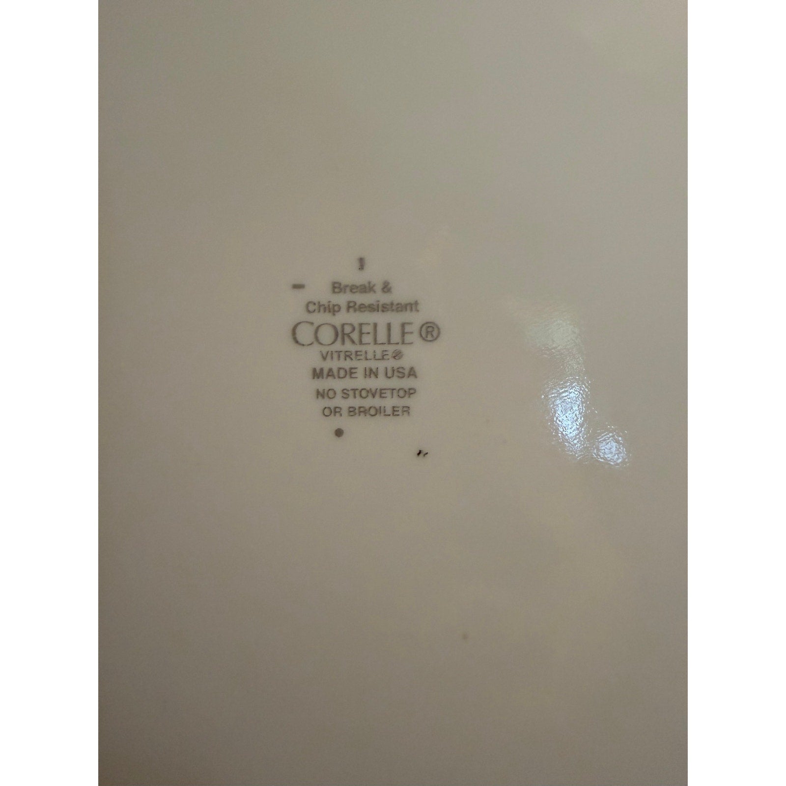Corelle City Block Black on White Dinner Plate 10 1/4” EUC