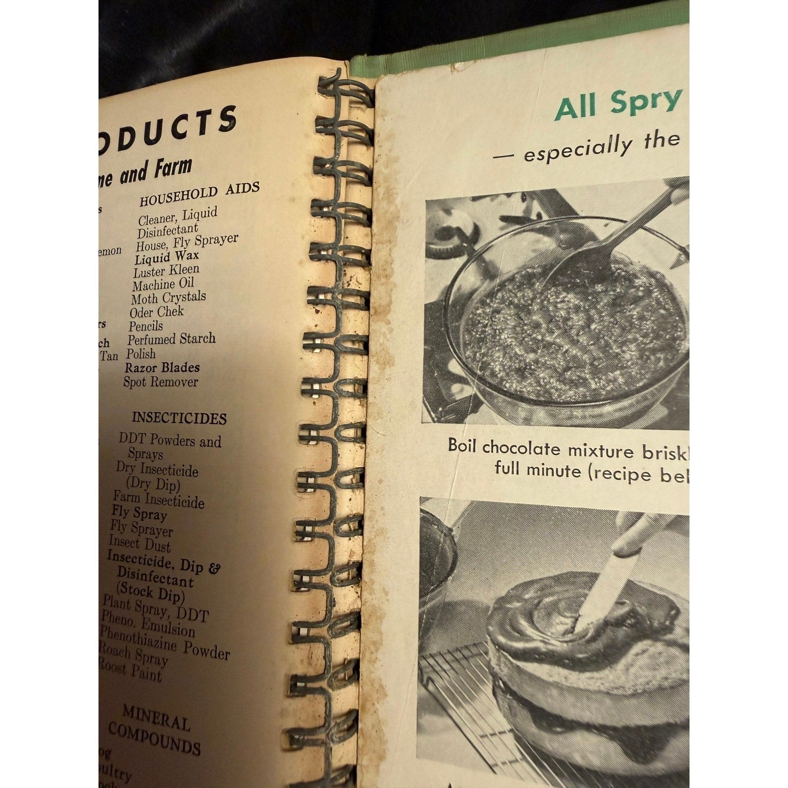 Vintage 1946 Watkins Salad Book by Elaine Allen Spiral Bound
