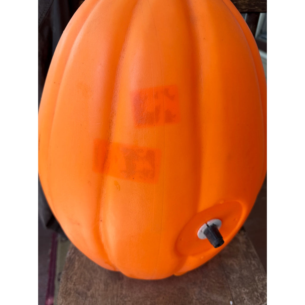 Vintage 80’s Empire Plastic Blow Mold Pumpkin Halloween Jack-o-Lantern 23”