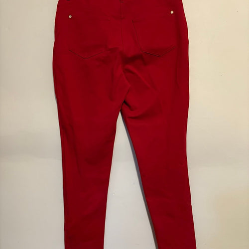 Chico’s So slimming Ankle Pant Red Sz 6