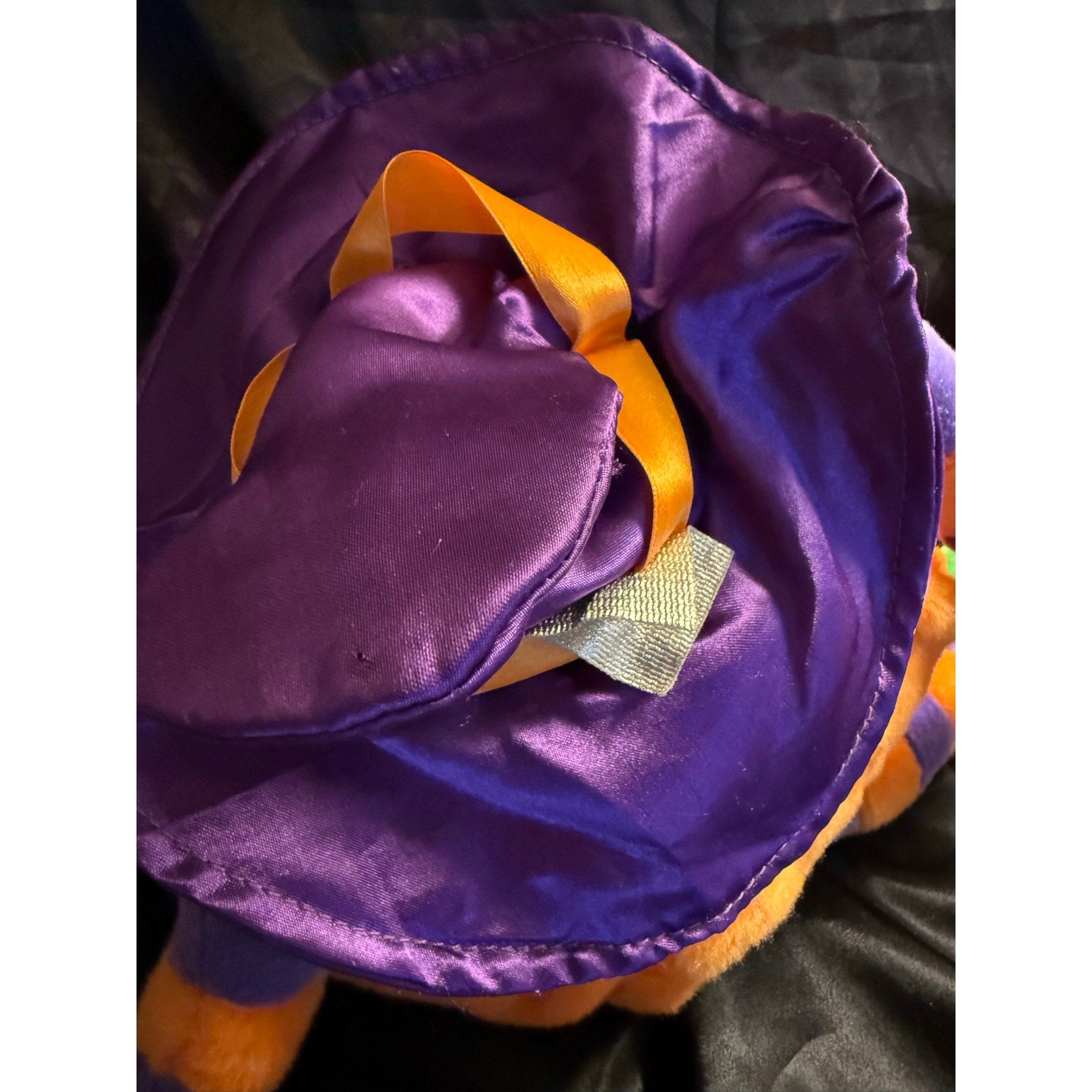 Vintage 90’s Halloween pumpkin witch jack-o-lantern plush 16”