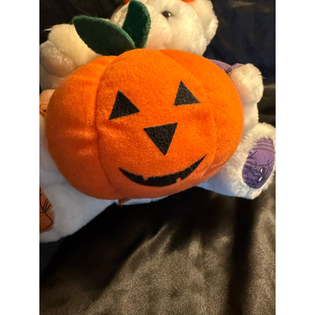 Unique Vintage Halloween Two-headed Teddy Bear 10”