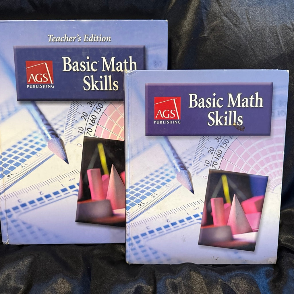 AGS Basic Math Skills Student and Teacher Text books