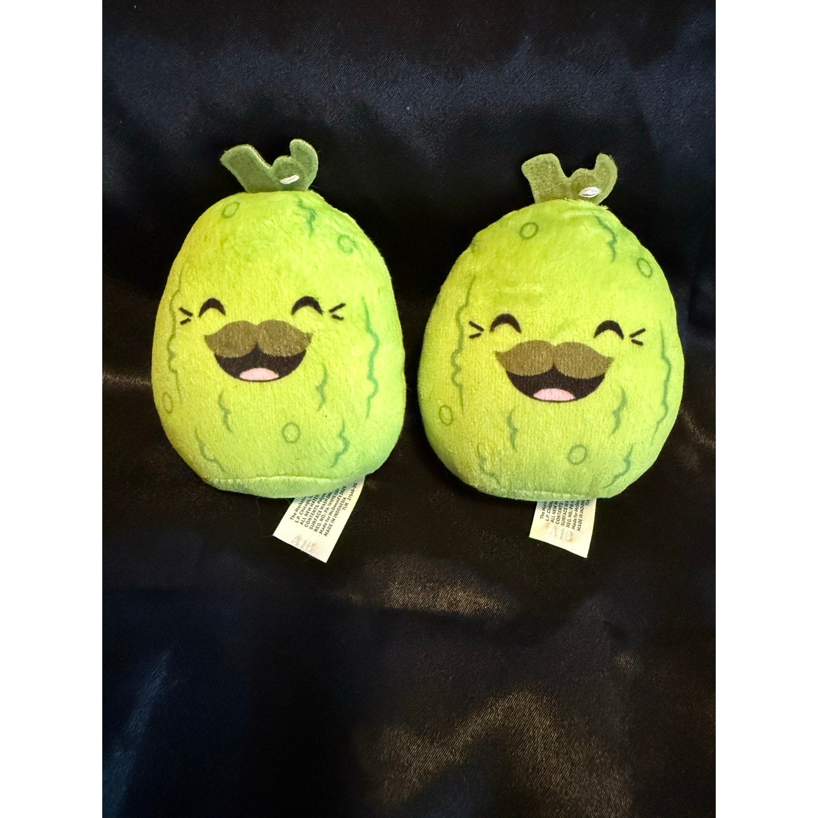 2 Squishmallows Charles the Pickle Mini Plush McDonald's Happy Meal Collectible