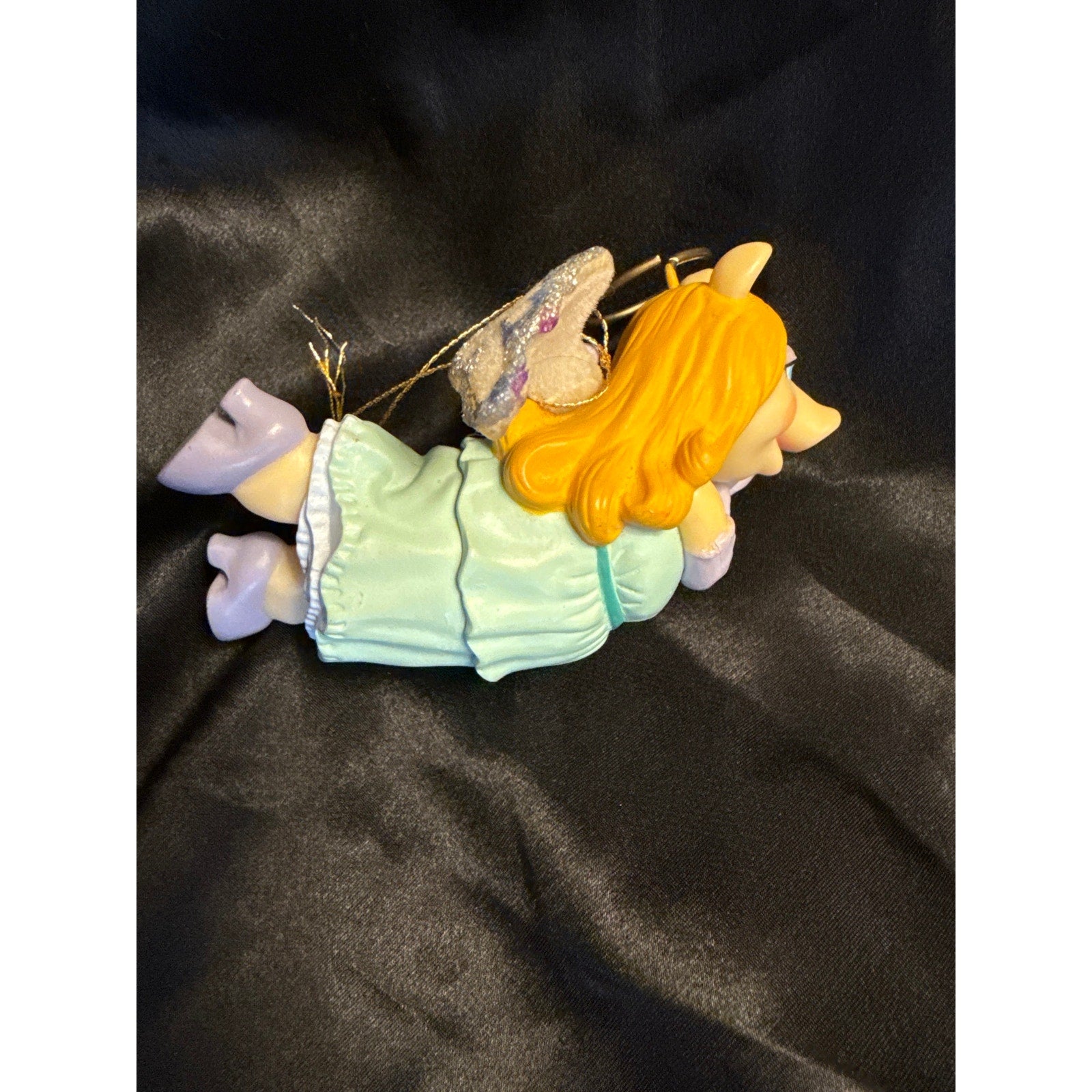 Vintage 1981 HALLMARK Ornament The Divine Miss Piggy Angel  MUPPETS Henson