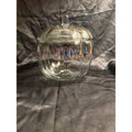 Vintage 70’s Anchor Hocking Clear Glass Pumpkin Candy/Cookie Jar With Lid