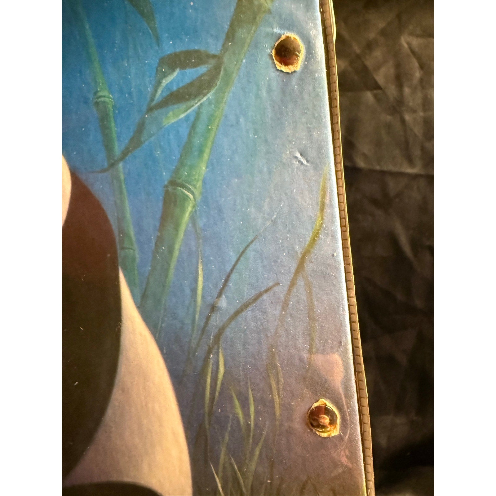 Vintage 90’s Mead Trapper Keeper Portfolio Binder with Zen Panda
