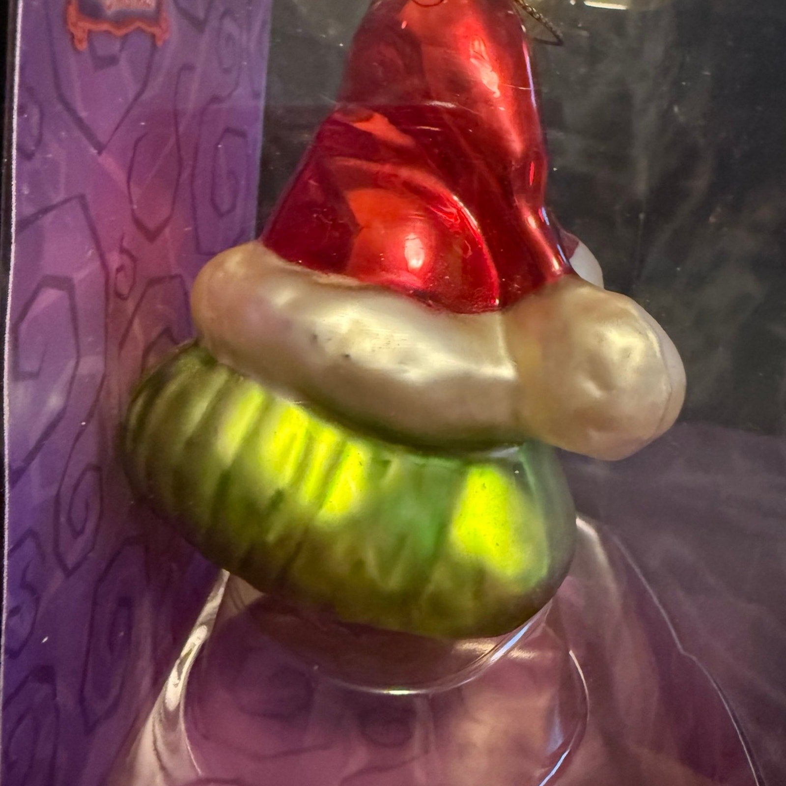 Vintage How the Grinch Stole Christmas Glass Ornament Kurt S. Adler NIB
