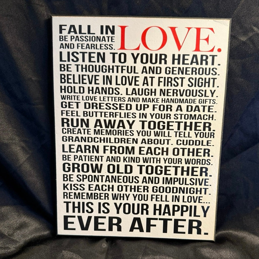 8” Inspirational Wooden Home Decor