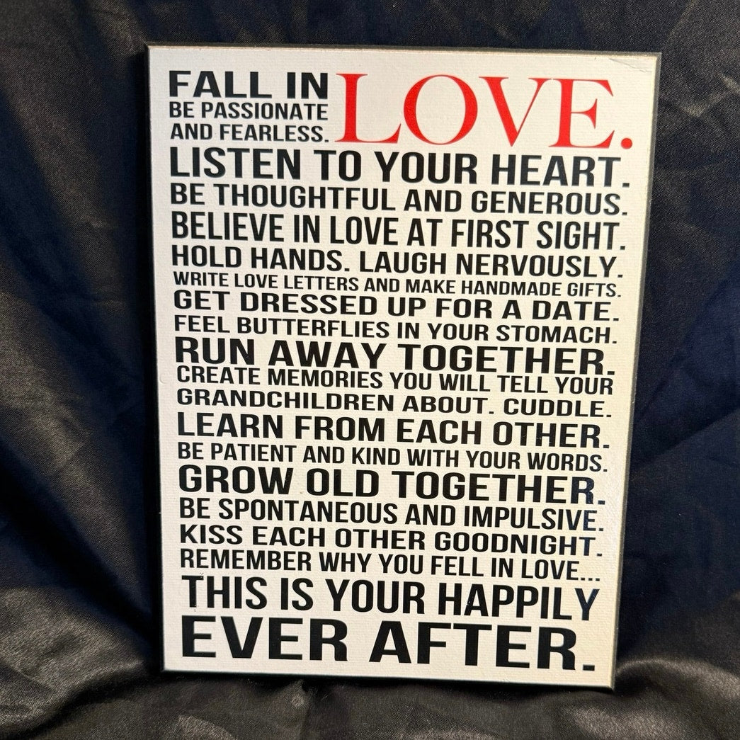 8” Inspirational Wooden Home Decor