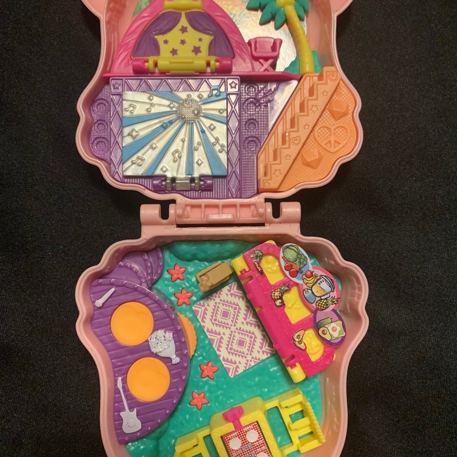 Polly Pocket Llama Music Party Compact No Dolls