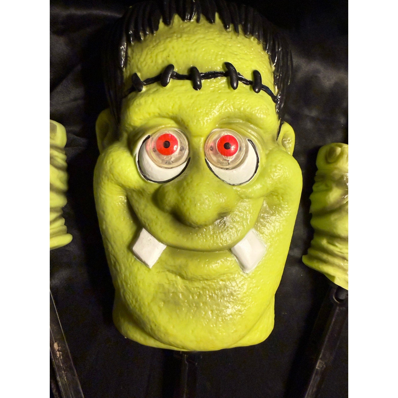 RARE Vintage 90’s Frankenstein Ground Breaker Blow Mold Halloween Eyes Light Up