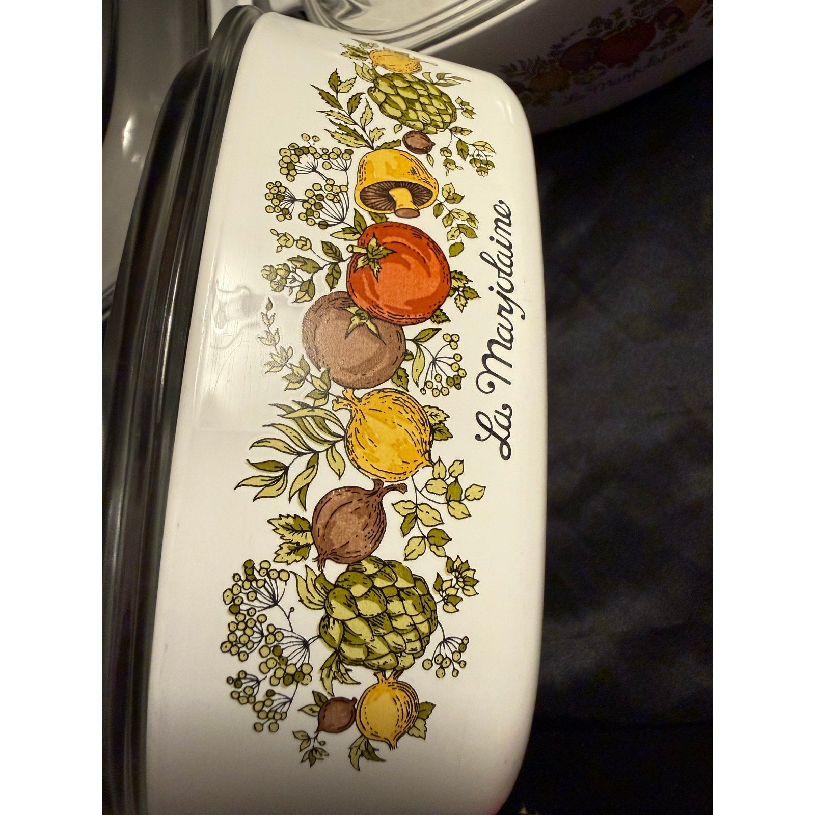 Vintage 1960’s spice of life Corning casserole set