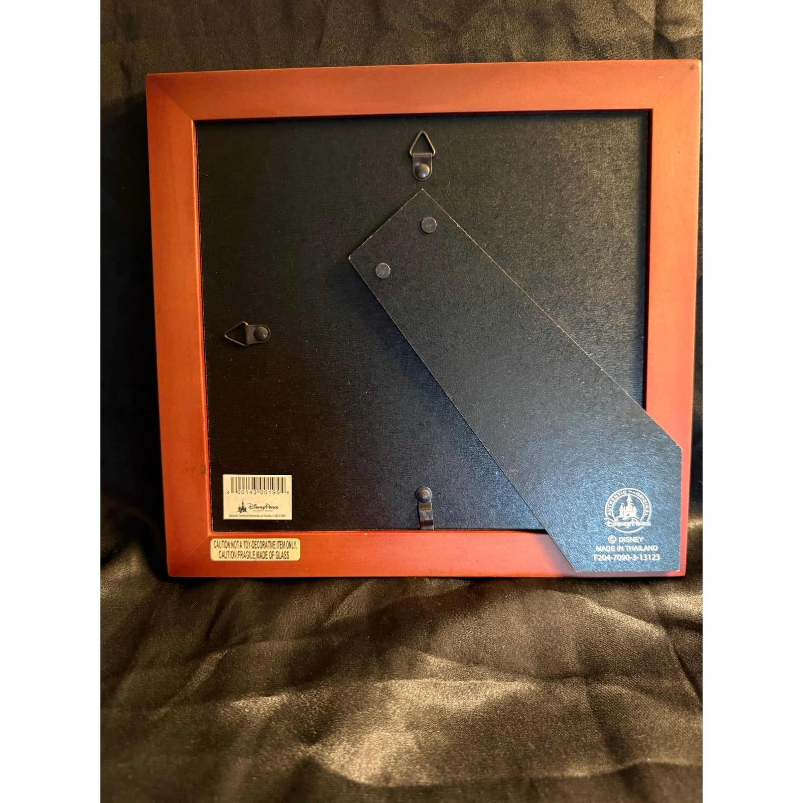 Walt Disney World Mickey Multi Square Cherry Frame Authentic 9” x 9"