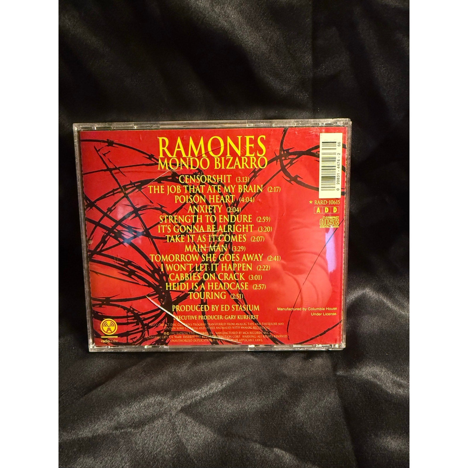 Ramones Mondo Bizarro CD 1992 Radioactive Records