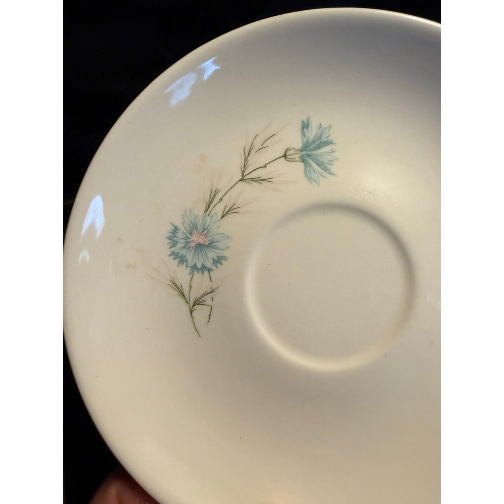 Vintage 50’s Boutonniere pattern saucer from Taylor, Smith & Taylor’s Ever Yours line. 6”