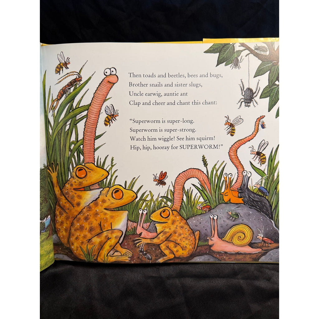 Superworm hardcover with dust jacket by Donaldson, Julia; Scheffler