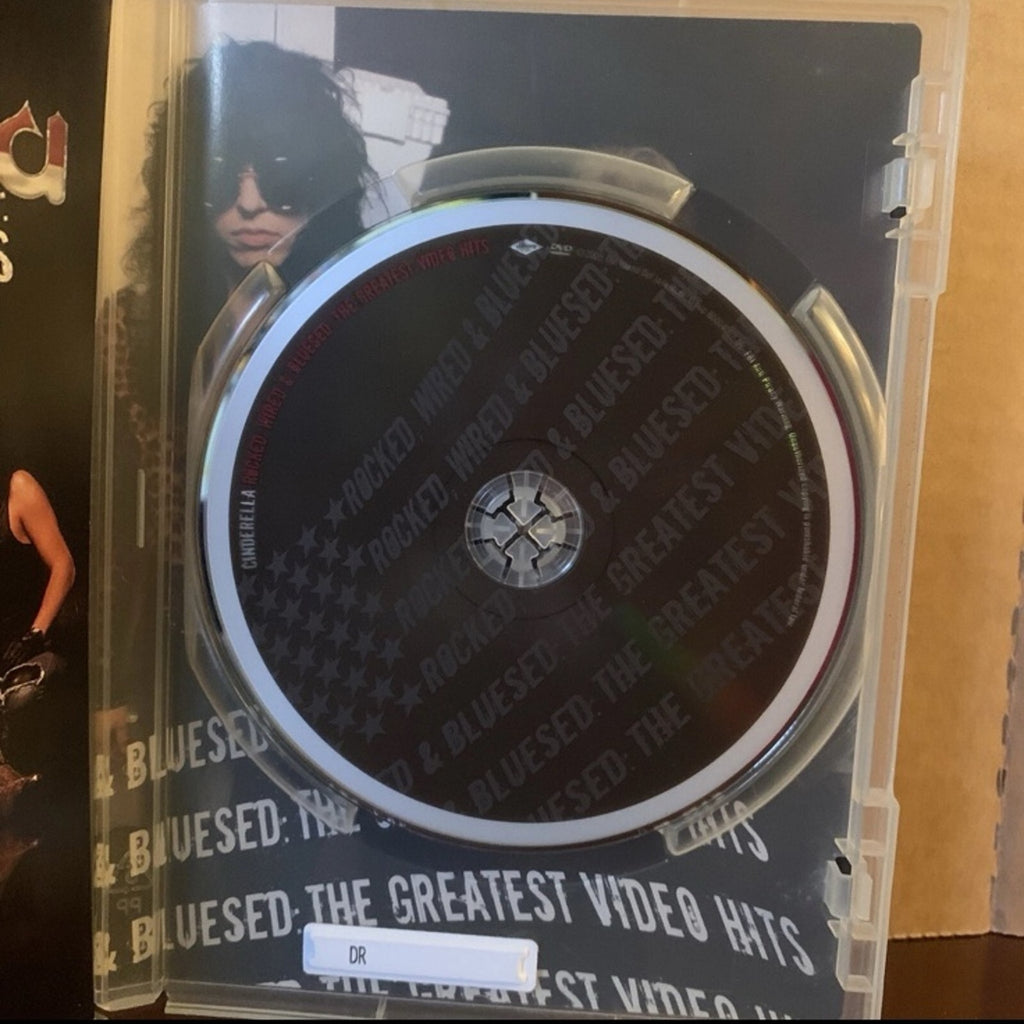 Cinderella Rocked, Wired & Bluesed: The Greatest Video Hits DVD w Insert OOP