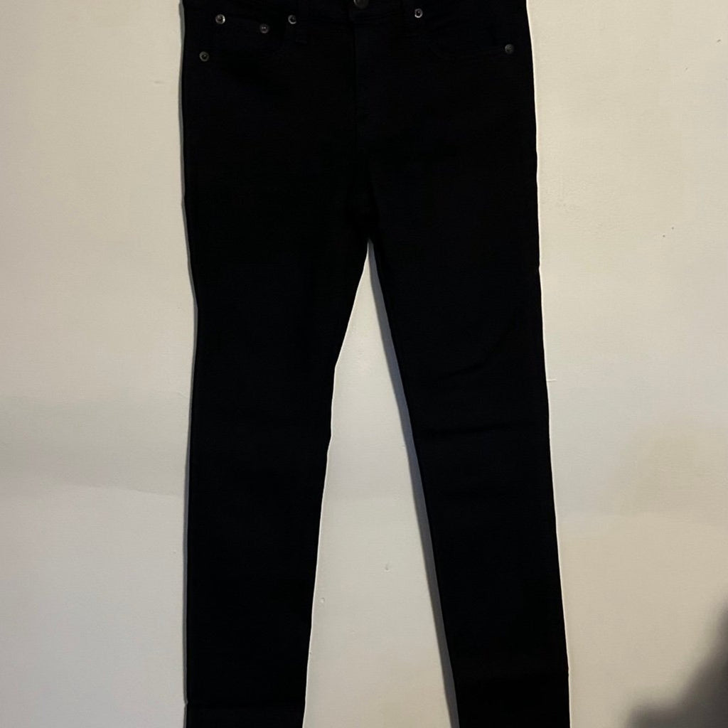 Rag & Bone Skinny Stretch Jeans Black Thrasher Women’s Sz 26