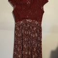 Anthropologie Plenty by Tracy Reese Lace Pleated Midi Dress Women’s Sz 4