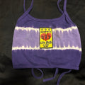 Vintage 90’s Duffy’s Love Shack Purple Tie-dye Halter Top St. Thomas OSFM