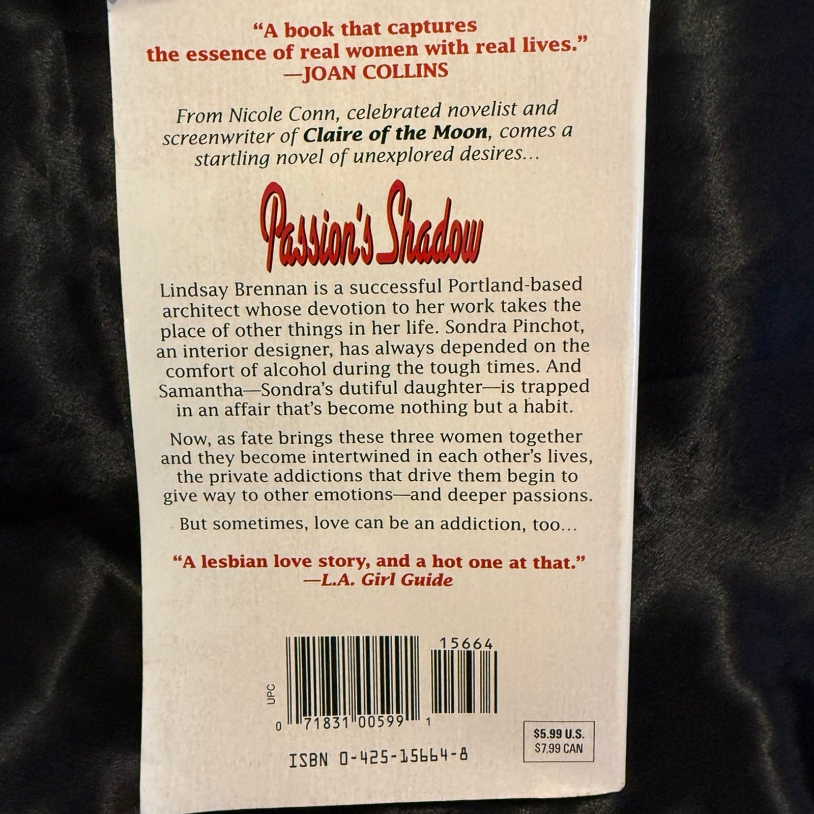 Passion’s Shadow paperback Nicole Conn Lesbian Romance New