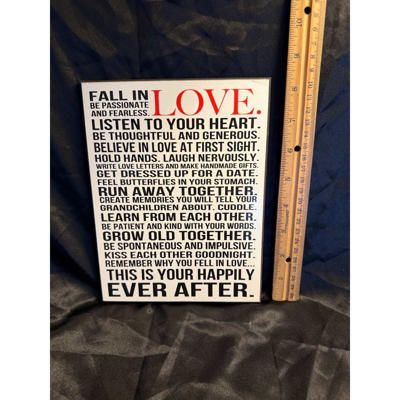 8” Inspirational Wooden Home Decor