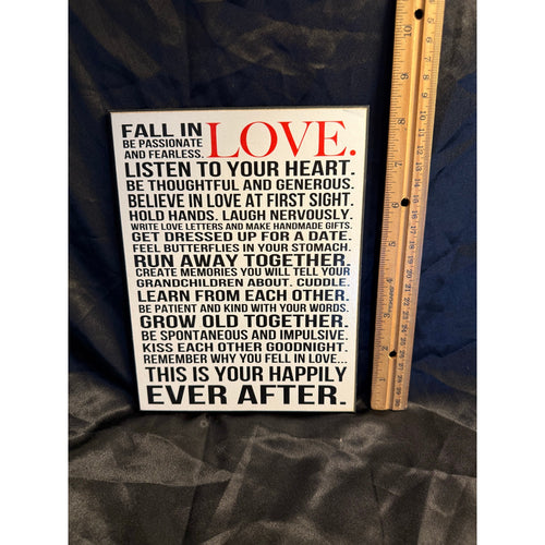8” Inspirational Wooden Home Decor