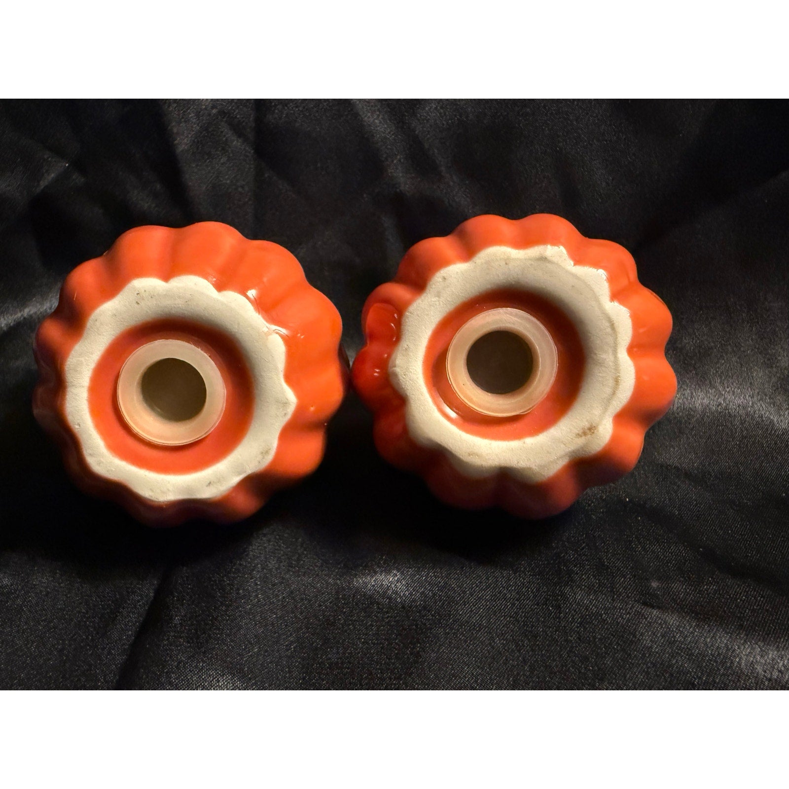 Fall Pumpkin Salt and Pepper Shakers 3” Halloween Thanksgiving