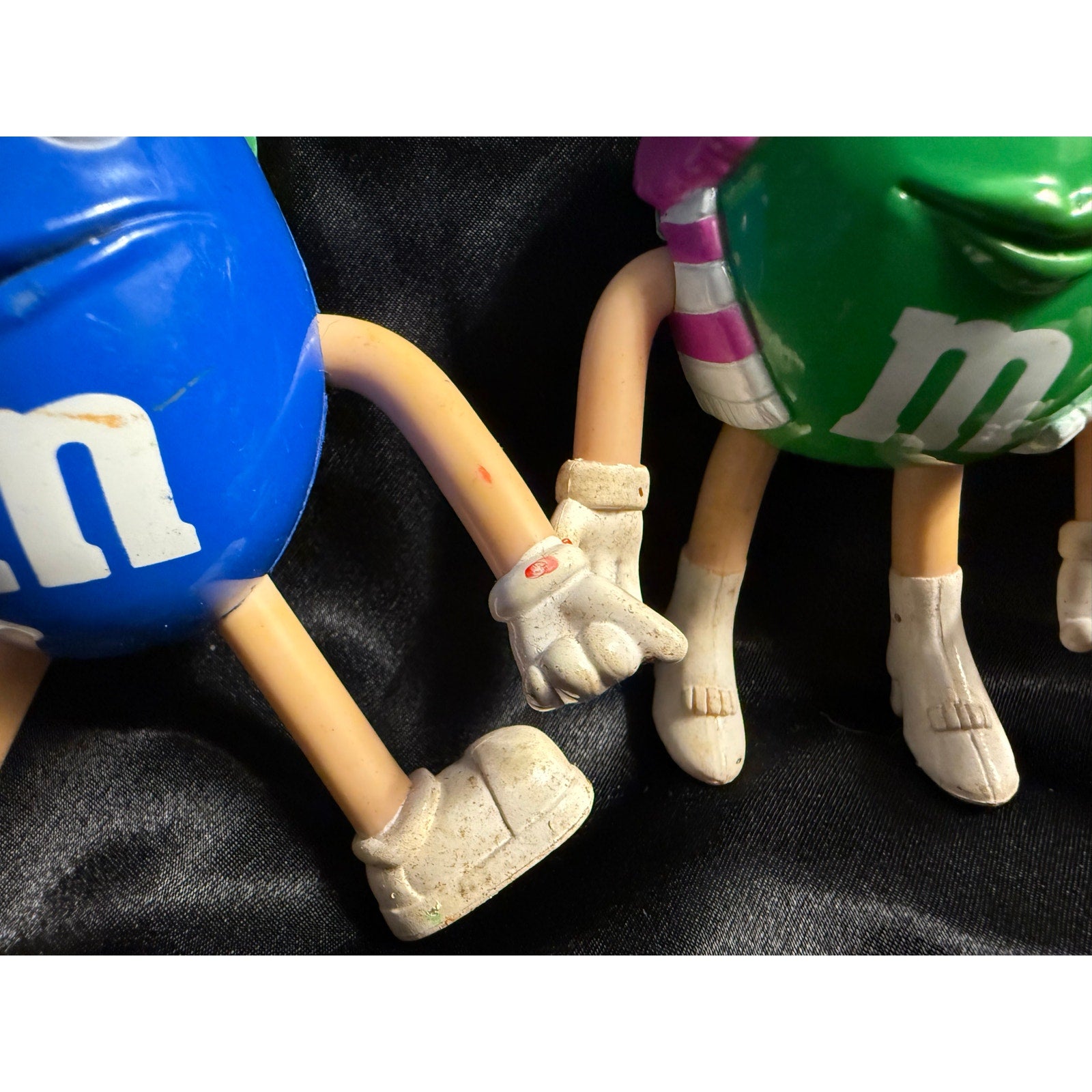 Vintage 2004 Collectable M&M Bendable Characters Entire Set
