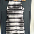 Banana Republic Womens Open Back Jacquard Sheath Dress Size 4