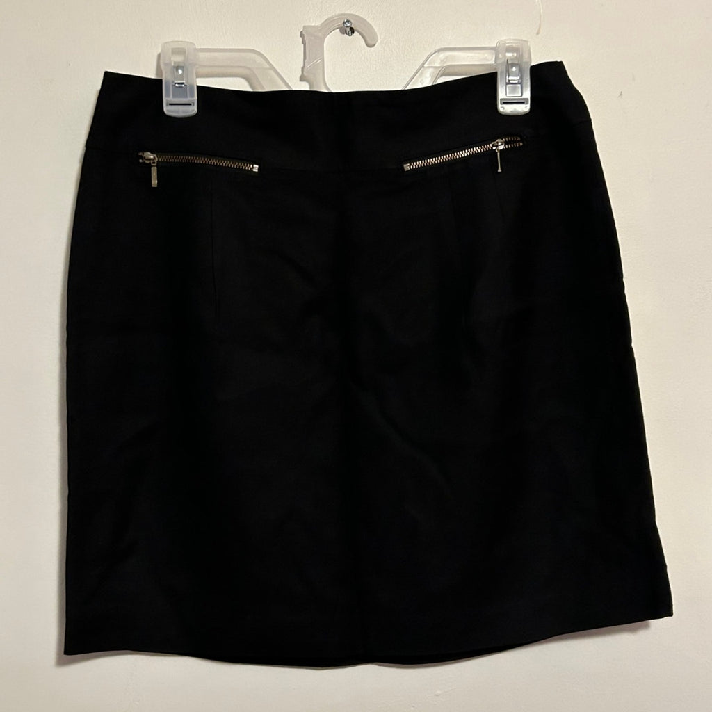 Loft black mini skirt Women’s Sz 6 NWT