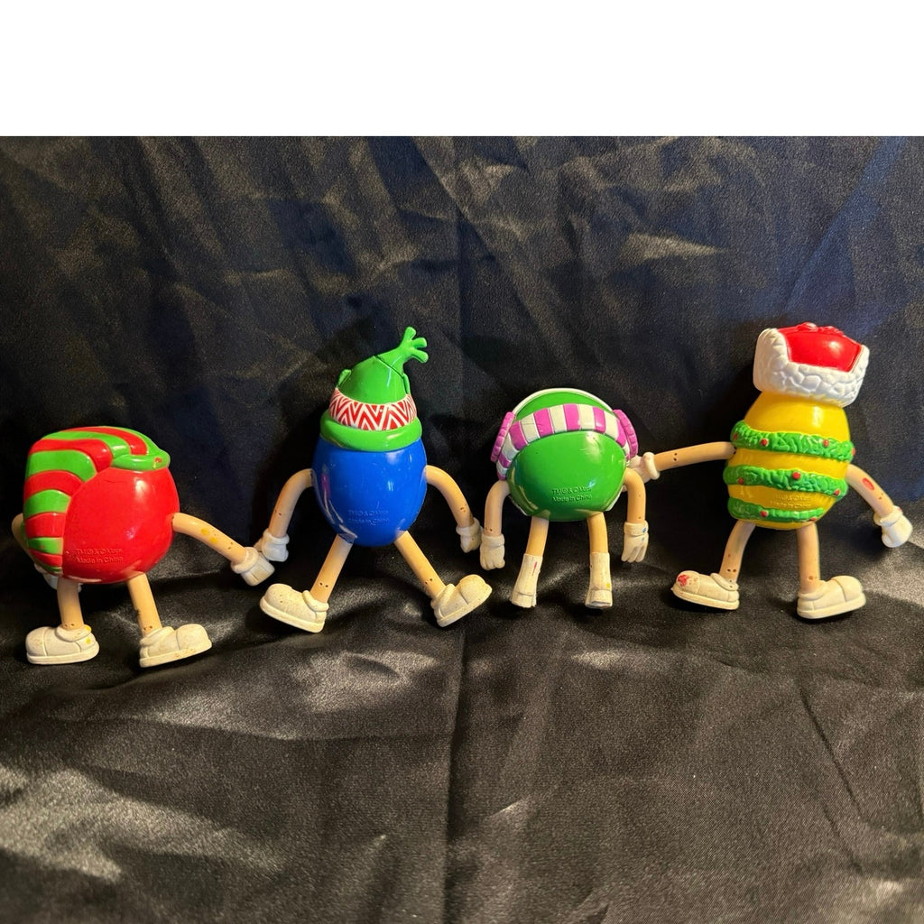 Vintage 2004 Collectable M&M Bendable Characters Entire Set