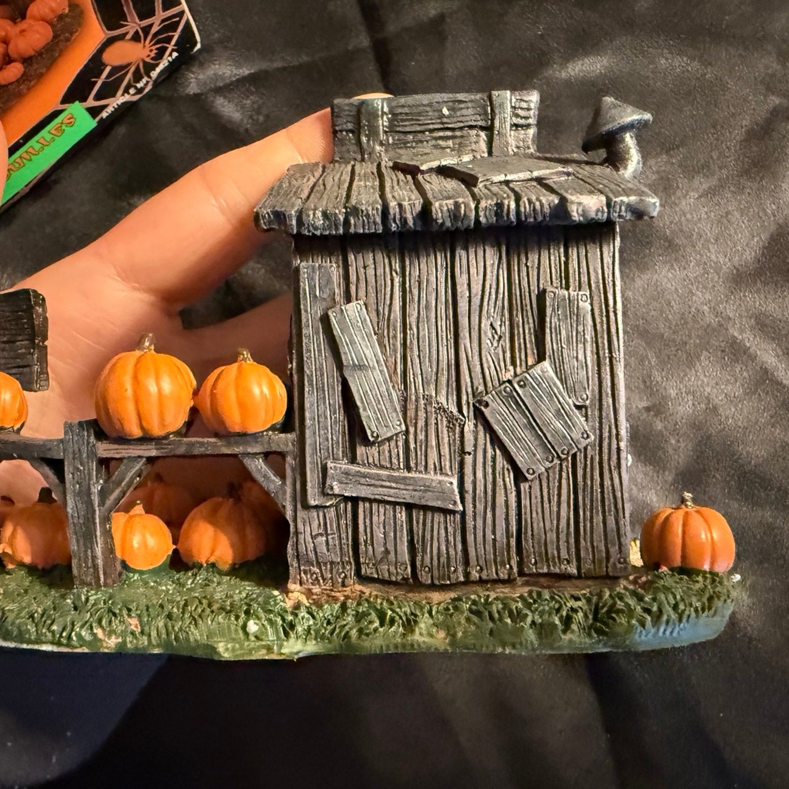 Vintage 2003 LEMAX Spooky Town Collection ‘The Pumpkin Patch’ Halloween NIB