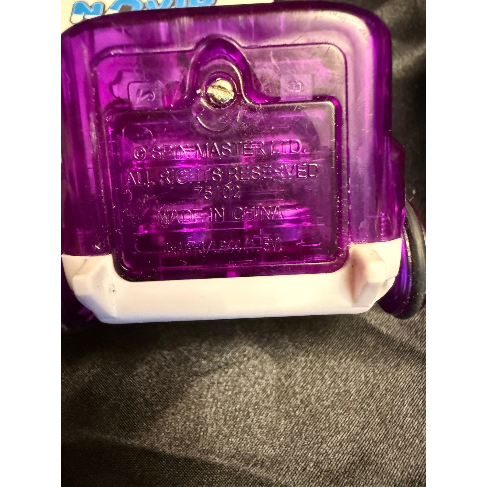 Purple Spin Master Novie interactive smart robot gesture control EUC