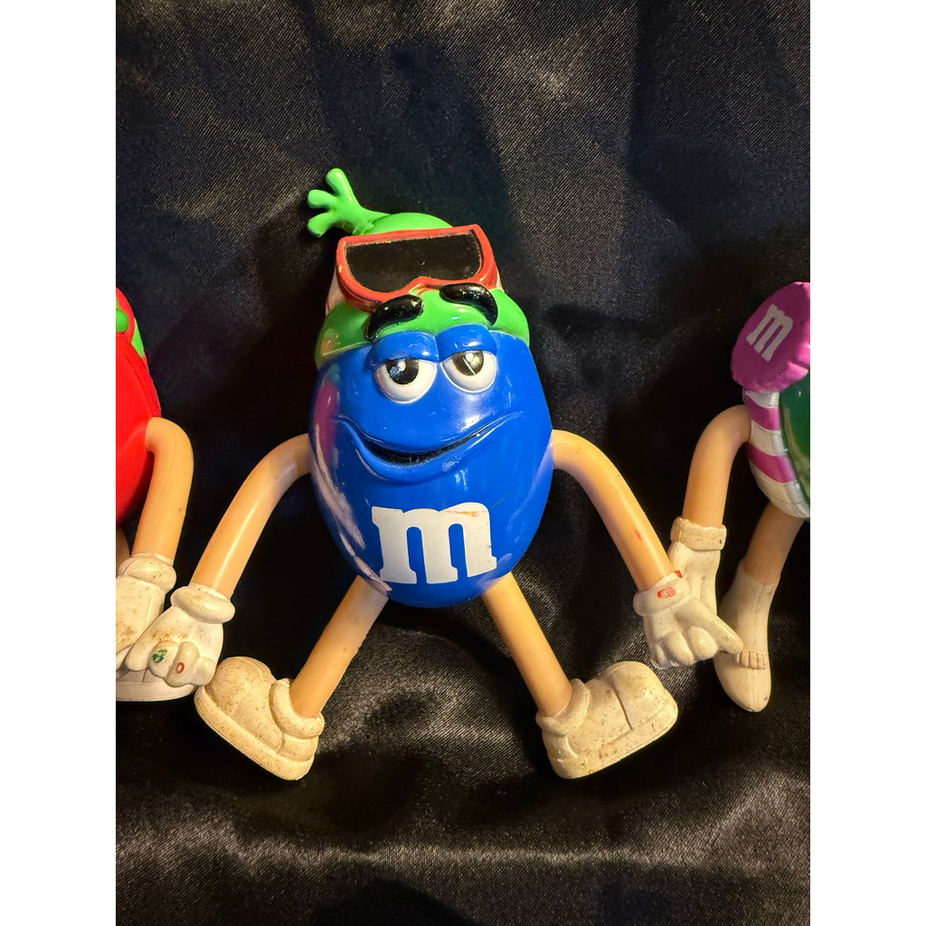 Vintage 2004 Collectable M&M Bendable Characters Entire Set