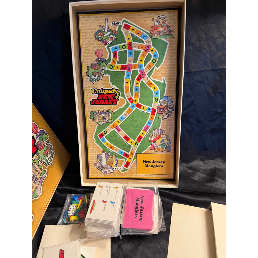 Vintage 1986 New Jersey Bell Uniquely New Jersey board game NIB